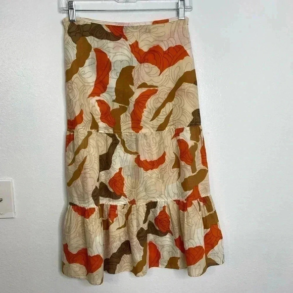 Theory Multicolor Floral Lightweight Skirt - Picture 3 of 6
